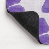Lila Blume Print Mousepad (Ecke)