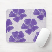 Lila Blume Print Mousepad (Mit Mouse)