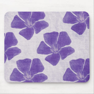 Lila Blume Print Mousepad