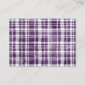 Lila Blume Pumpkin Baby Dusche Buchungsanfrage Begleitkarte (Rückseite)