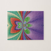 Lila Blume Puzzle (Horizontal)