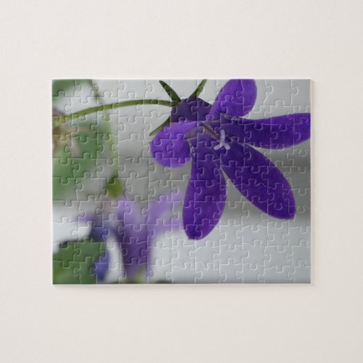 Lila Blume Puzzle (Horizontal)