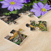 Lila Blume Puzzle (Seite)