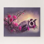Lila Blume Puzzle (Horizontal)