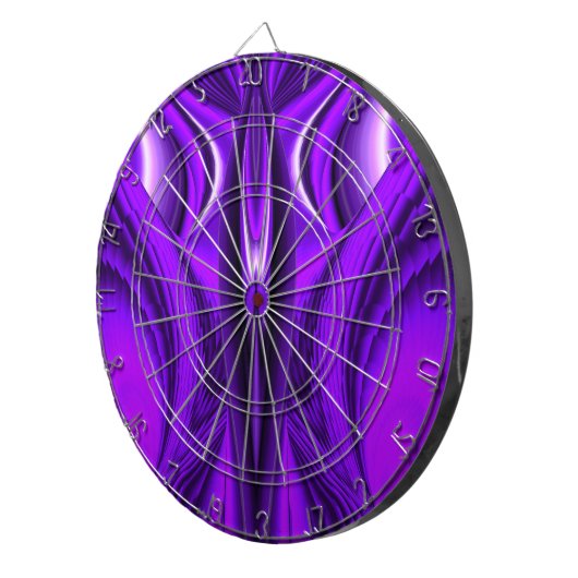 Lila Blume Rainbow Dreams Angel Wings Dartscheibe (Vorderseite rechts)