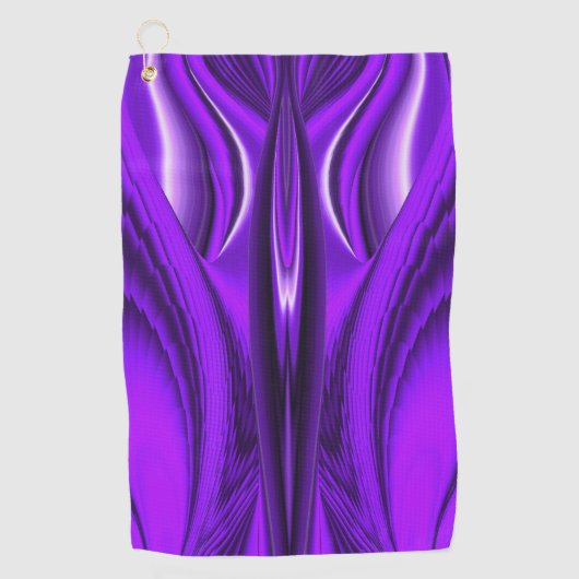 Lila Blume Rainbow Dreams Angel Wings Golfhandtuch (Vorderseite)