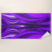 Lila Blume Rainbow Dreams Angel Wings Strandtuch (Vorderseite)