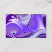 Lila Blume Rainbow Dreams Business Card Visitenkarte (Rückseite)