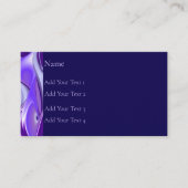 Lila Blume Rainbow Dreams Business Card Visitenkarte (Vorderseite)