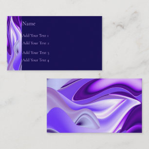 Lila Blume Rainbow Dreams Business Card Visitenkarte