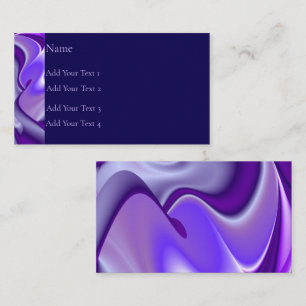 Lila Blume Rainbow Dreams Business Card Visitenkarte