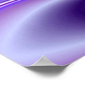 Lila Blume Rainbow Dreams Poster (Ecke)
