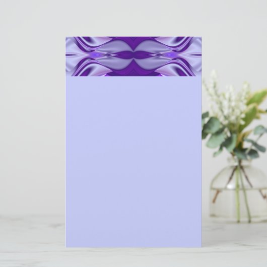 Lila Blume Rainbow Dreams Stationierung Briefpapier (Stehend Vorderseite)