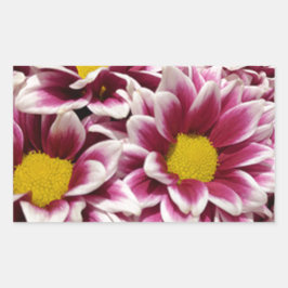 Lila Blume Rechteckiger Aufkleber