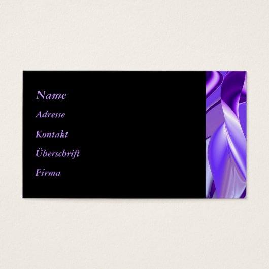 Lila Blume Regenbogen Träume (Vorderseite)