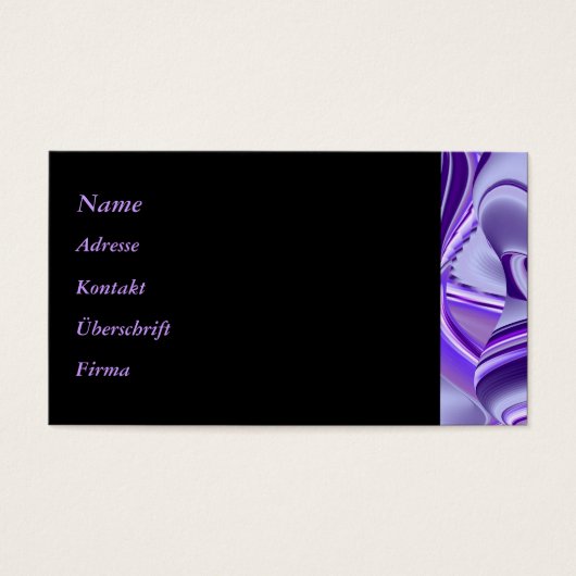 Lila Blume Regenbogen Träume (Vorderseite)