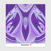 Lila Blume Regenbogen Träume Aufkleber (Blatt)