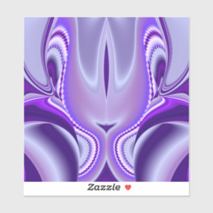 Lila Blume Regenbogen Träume Aufkleber