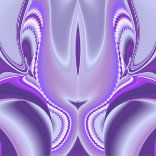 Lila Blume Regenbogen Träume Aufkleber (Vorderseite)