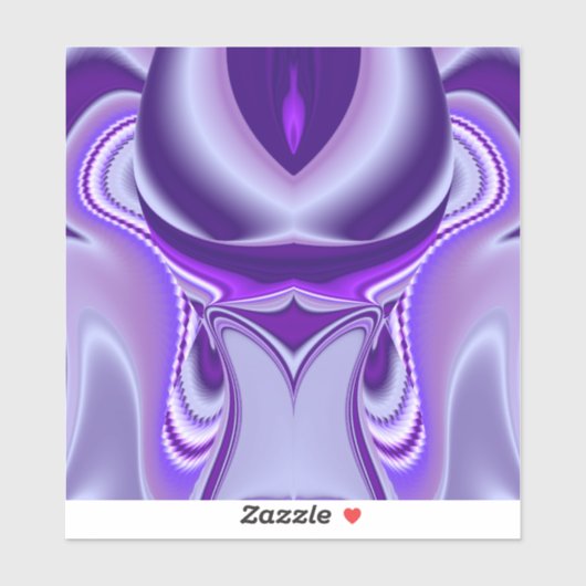 Lila Blume Regenbogen Träume Aufkleber (Blatt)