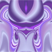 Lila Blume Regenbogen Träume Aufkleber (Vorderseite)