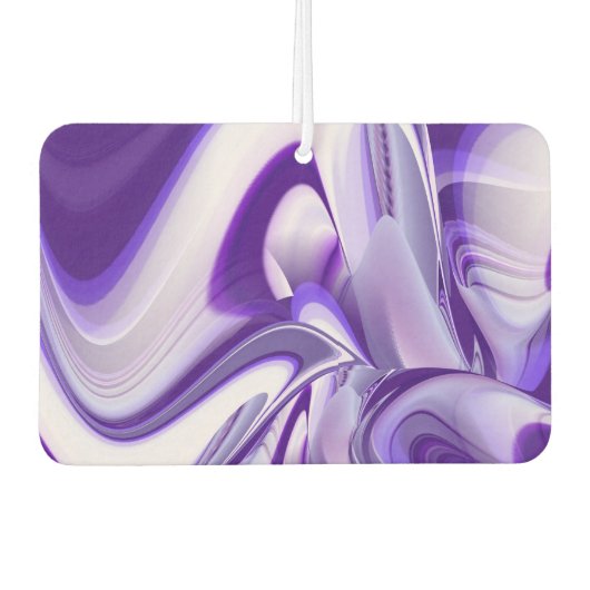 Lila Blume Regenbogen Träume Autolufterfrischer (Vorderseite)