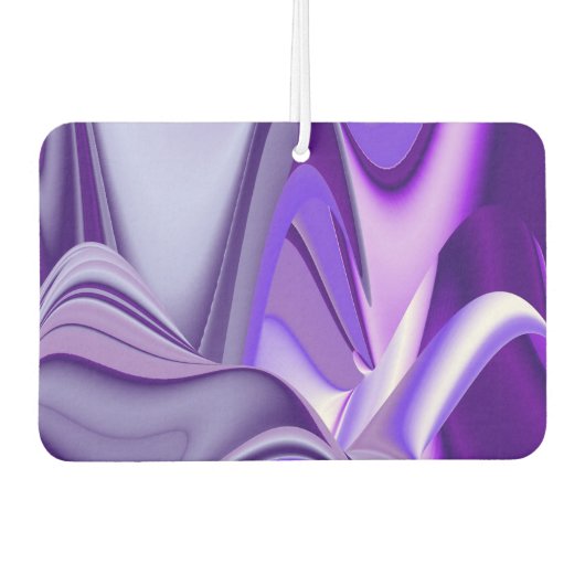 Lila Blume Regenbogen Träume Autolufterfrischer (Vorderseite)