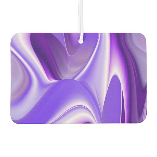 Lila Blume Regenbogen Träume Autolufterfrischer (Vorderseite)