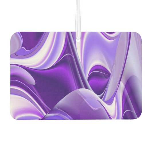 Lila Blume Regenbogen Träume Autolufterfrischer (Vorderseite)