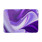 Lila Blume Regenbogen Träume Badematte (Vorderseite)