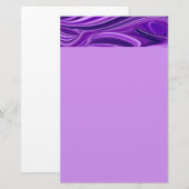 Lila Blume Regenbogen Träume Briefpapier (Vorne/Hinten)