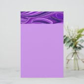 Lila Blume Regenbogen Träume Briefpapier (Stehend Vorderseite)