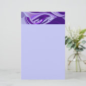 Lila Blume Regenbogen Träume Briefpapier (Stehend Vorderseite)