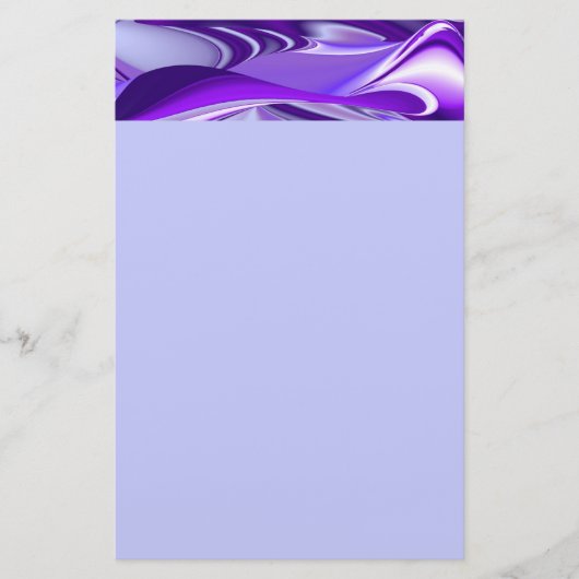 Lila Blume Regenbogen Träume Briefpapier (Vorderseite)