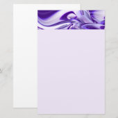 Lila Blume Regenbogen Träume Briefpapier (Vorne/Hinten)