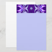 Lila Blume Regenbogen Träume Briefpapier (Vorne/Hinten)