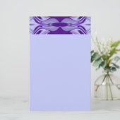 Lila Blume Regenbogen Träume Briefpapier (Stehend Vorderseite)