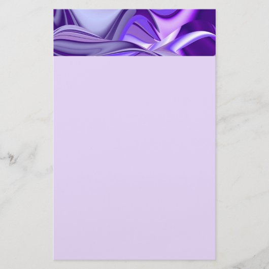 Lila Blume Regenbogen Träume Briefpapier (Vorderseite)