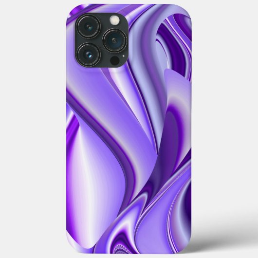 Lila Blume Regenbogen Träume Case-Mate iPhone Hülle (Rückseite)