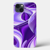 Lila Blume Regenbogen Träume Case-Mate iPhone Hülle (Rückseite)