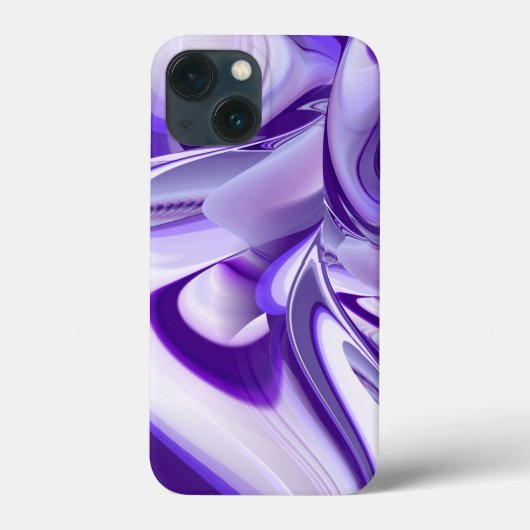 Lila Blume Regenbogen Träume Case-Mate iPhone Hülle (Rückseite)