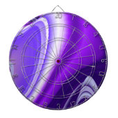 Lila Blume Regenbogen Träume Dartscheibe (vorne)