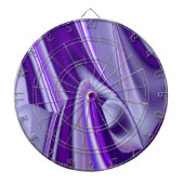 Lila Blume Regenbogen Träume Dartscheibe (vorne)