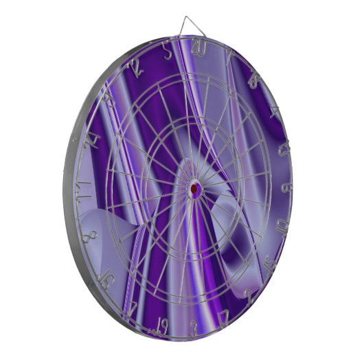 Lila Blume Regenbogen Träume Dartscheibe (Vorderseite Links)