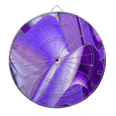 Lila Blume Regenbogen Träume Dartscheibe (vorne)