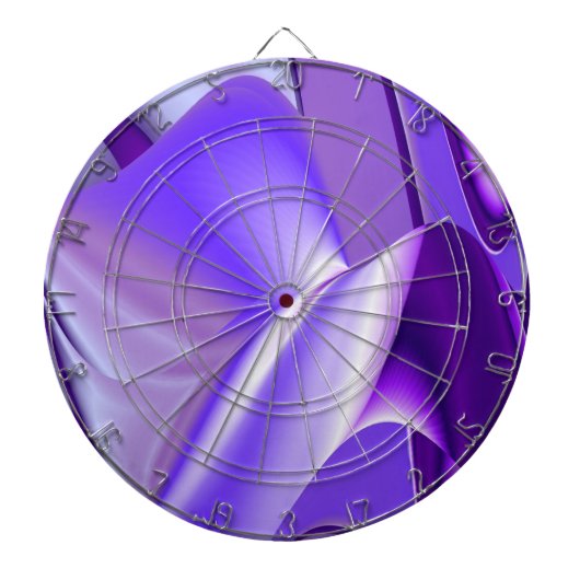 Lila Blume Regenbogen Träume Dartscheibe (vorne)