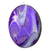Lila Blume Regenbogen Träume Dartscheibe (Vorderseite rechts)