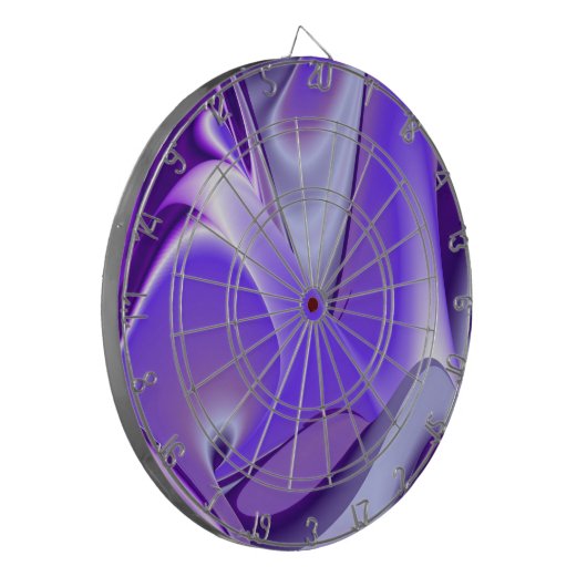 Lila Blume Regenbogen Träume Dartscheibe (Vorderseite Links)