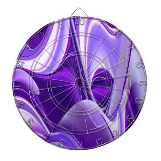 Lila Blume Regenbogen Träume Dartscheibe (vorne)