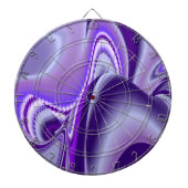 Lila Blume Regenbogen Träume Dartscheibe (vorne)